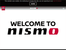 Tablet Screenshot of nismo.com